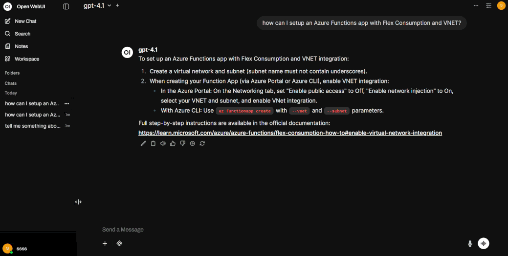 Follow-up question about Azure Functions